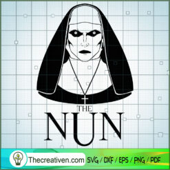 The Nun SVG, Scary Movie SVg, Valak Halloween Horror SVG