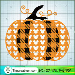 Disney Pumpkin Leopart SVG, Mickey Pumpkin SVG, Halloween SVG