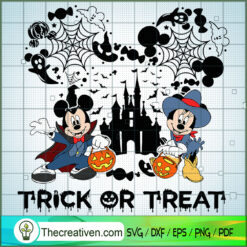 Disney Trick Or Treat SVG, Disney Mouse SVG, Disney Halloween SVG