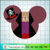 Dr.Facilier Mouse Head SVg, Disney Mouse Head SVG, Mickey SVG