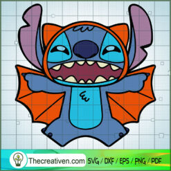 Disney Stitch Bat SVG Cut File for Cricut & Silhouette