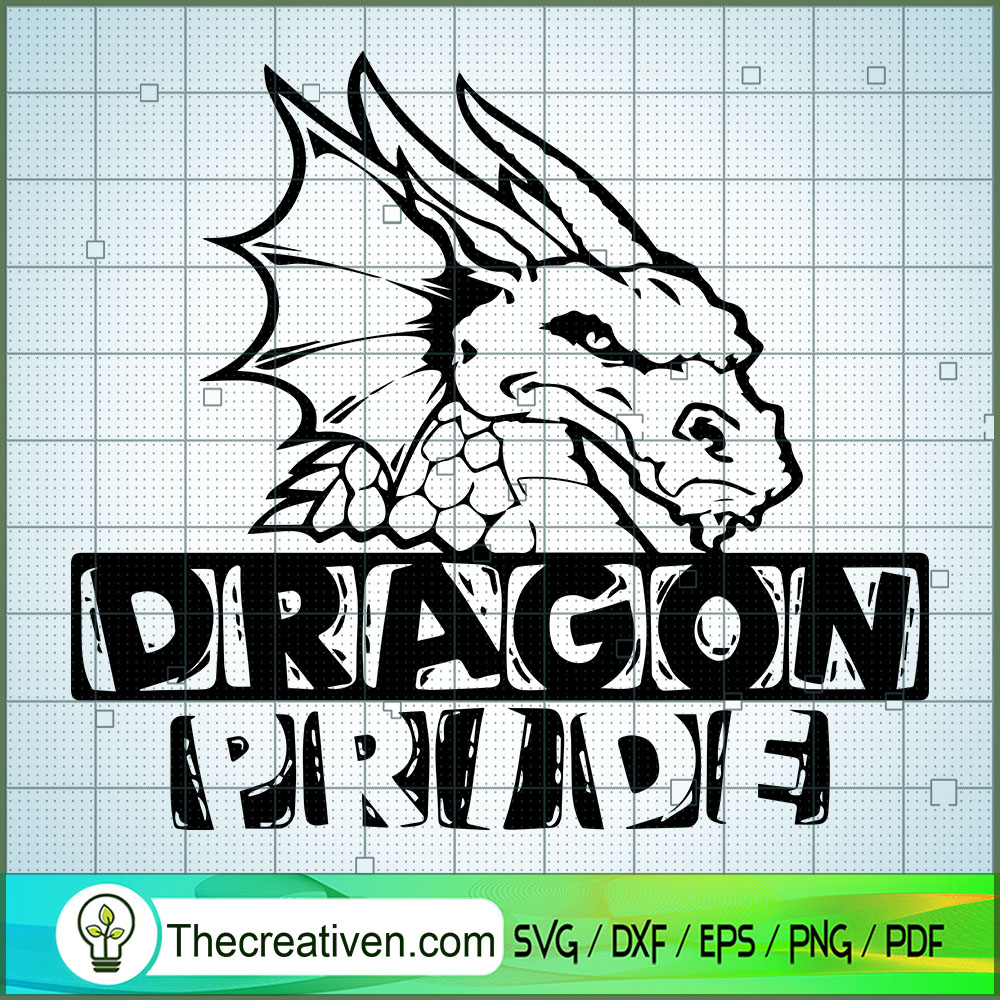 Dragon Pride SVG, Dragon Head SVG, Pride SVG 1 Dragon Pride SVG, Dragon Head SVG, Pride SVG