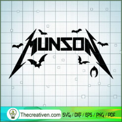 Eddie Munson Bat SVG, Helfire Club SVG, Stranger Things SVG
