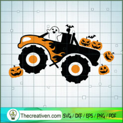 Halloween Monster Truck SVG Cut File for Cricut & Silhouette