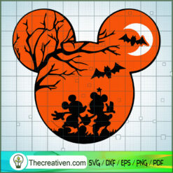 Halloween Mouse Head SVG Cut File for Cricut & Silhouette