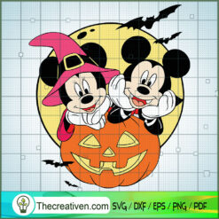 Halloween Pumpkin Mouse SVG Cut File for Cricut & Silhouette