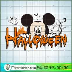 Halloween Spooky Mickey SVG, Mickey Halloween SVG, Happy Halloween SVG