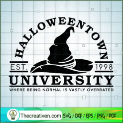 Halloweentown University SVG Cut File for Cricut & Sil Design 113871