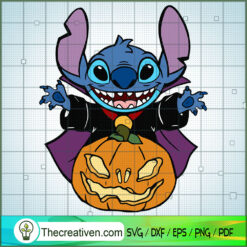 Harry x Pumpkin x Stitch SVG Cut File for Cricut & Silhouette