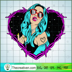 Heart Tattoo Karol G SVG, Karol G SVG, Singer SVG