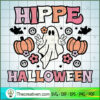 Hippie Halloween SVG, Funny Ghost SVG, Groovy Halloween SVG 2 Hippie Ghost Halloween copy