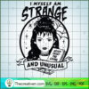 I Myself Am Strange And Unusual SVG Cut File for Cricu Design 113921 3 I Myself Am Strange And Unusual copy