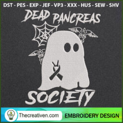 Dead Pancreas Society Embroi Embroidery Design
