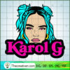 Karol G Singer SVG, US Singer SVG, Karol G SVG 3 Karol G Singer copy