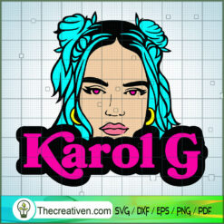 Karol G Singer SVG, US Singer SVG, Karol G SVG