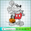 Mickey Mouse Mummy SVG, Mickey Halloween SVG, Disney Halloween SVG 3 Mickey Mouse Mummy copy