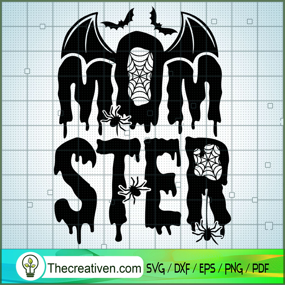 Momster SVG, Vampire SVG, Halloween SVG 1 Momster SVG, Vampire SVG, Halloween SVG