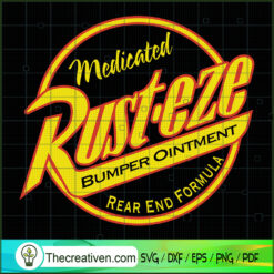 Medicated Rust-Eze Bumper Oi SVG Cut File for Cricut