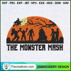 The Monster Mash Embroidery  Embroidery Design