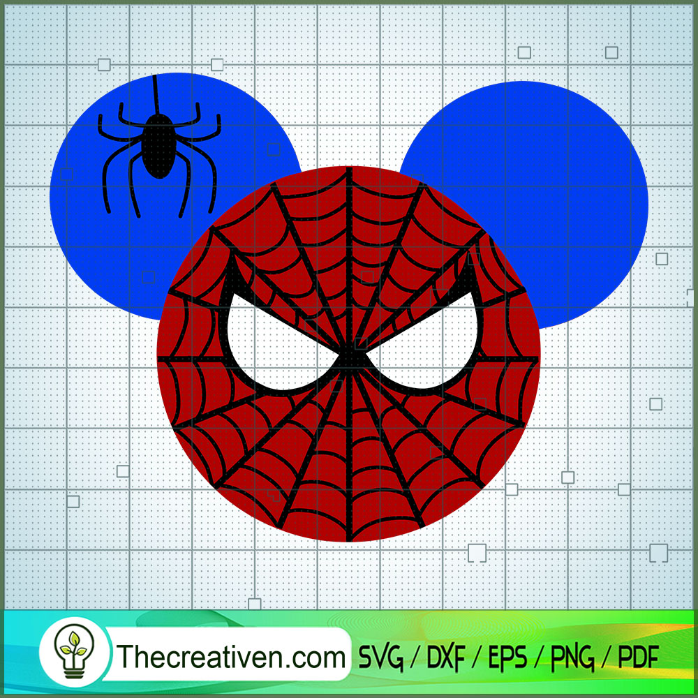 Spider-man Mouse Head SVG, Disney Spider-man SVG, Mouse Head SVG 1 Spider-man Mouse Head SVG, Disney Spider-man SVG, Mouse Head SVG
