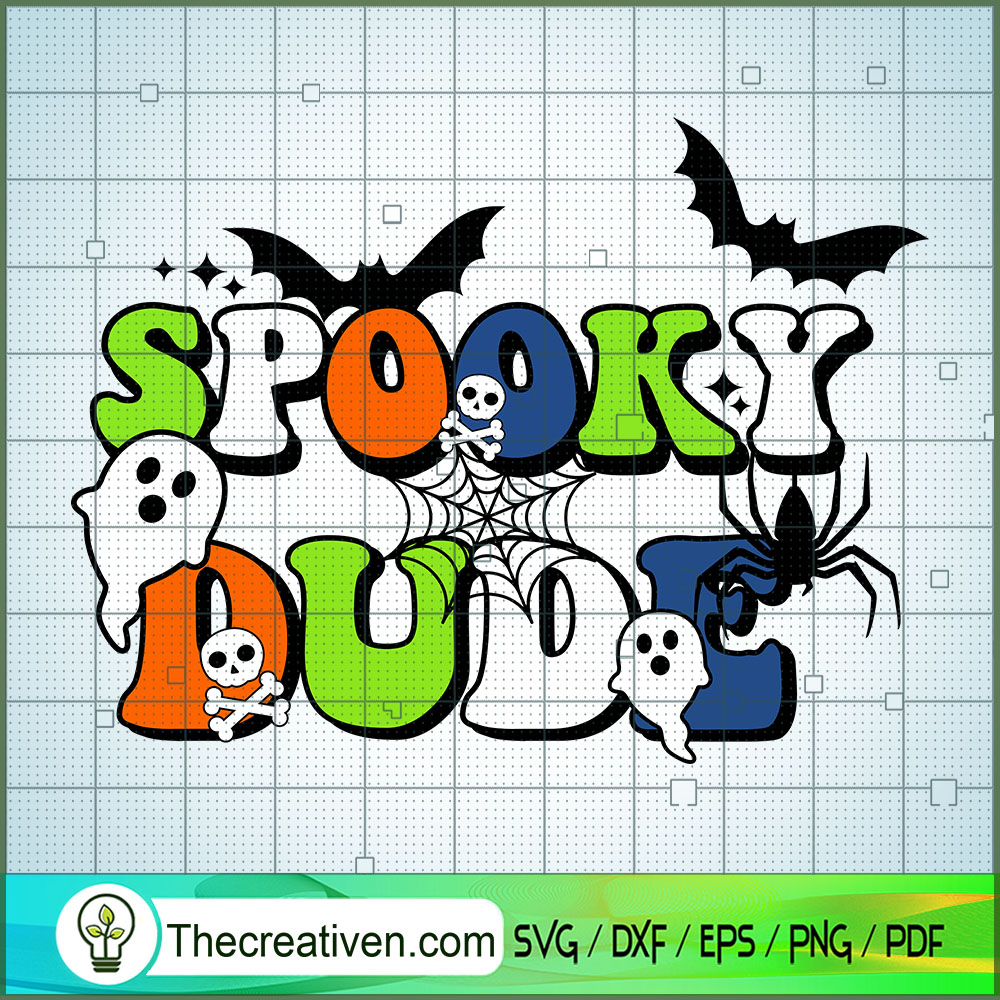 Spooky Dude SVG, Spooky Halloween SVG, Scary SVG 1 Spooky Dude SVG, Spooky Halloween SVG, Scary SVG