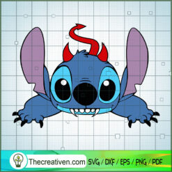 Stitch Devils SVG, Disney Halloween SVG, Stitch Halloween SVG