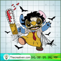 Stitch x Leatherface Halloween SVG Cut File for Cricut & Silhouette