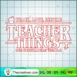 Teach SVG Cut File for Cricut & Silhouette