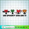 Un Spooky Szn Ti SVG, Bad Heart Devils SVG, Bad Bunny Halloween SVG
