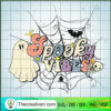 Spooky Vibes SVG, Ghost SVG, Happy Halloween SVG