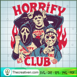 Horrify Club SVG Cut File for Cricut & Silhouette