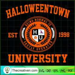 Halloween Town University SVG Cut File for Cricut & Silhouette
