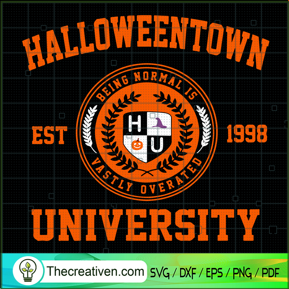Halloween Town University SVG Cut File for Cricut & Silhouette 1 Halloween Town University SVG Cut File for Cricut & Silhouette