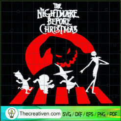 The Nightmare Before Christm SVG Cut File for Cricut Design 114891