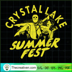 Crystal Lake Summer Fest SVG Cut File for Cricut & Silhouette