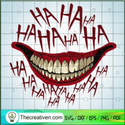 Hahaha Joker Laugh SVG, Joker SVG, DC Comics SVG