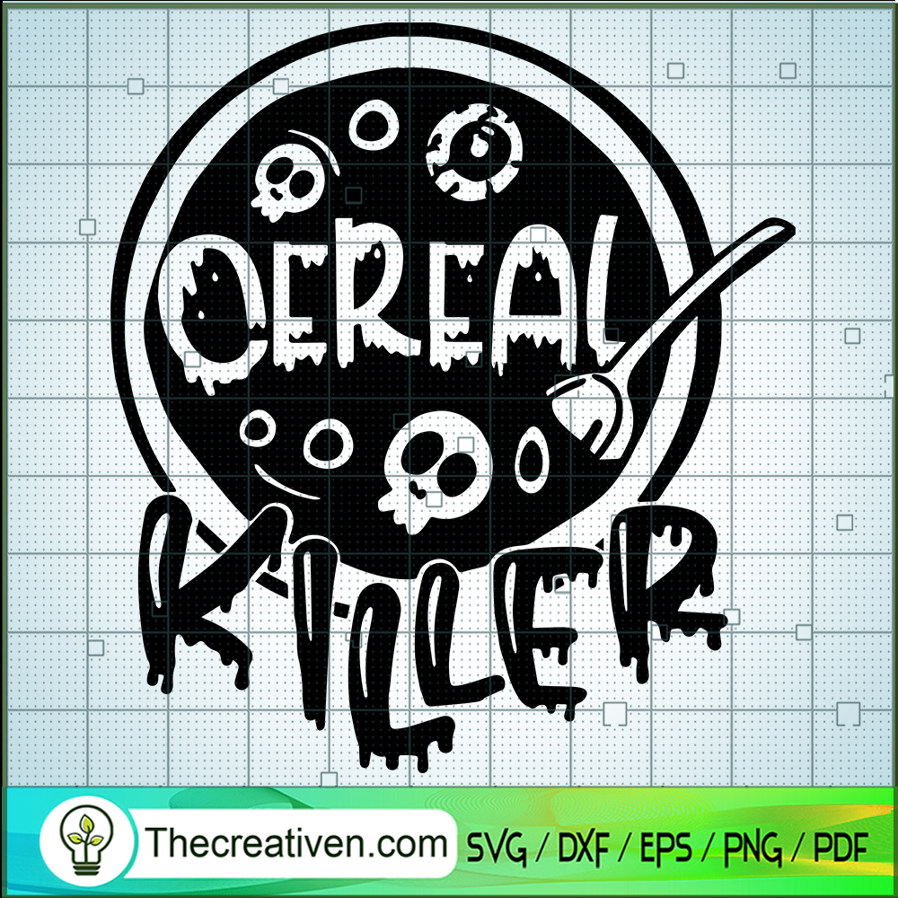 Cereal Killer SVG, Halloween SVG, Spooky SVG 1 Cereal Killer SVG, Halloween SVG, Spooky SVG