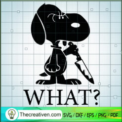 Snoopy What? SVG, Snoopy Halloween SVG, Horror Snoopy SVG