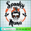 Spooky Mama SVG, Momster SVG, Halloween Messy Bun SVG