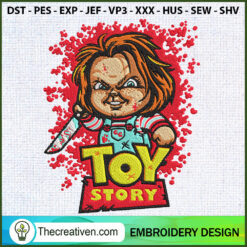 Chucky Toy Story Embroidery  Embroidery Design