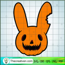 Bad Bunny Pumpkin Head SVG Cut File for Cricut & Silhouette
