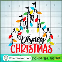 Disney Christmas SVG, Disney Castle SVG, Walt Disney SVG