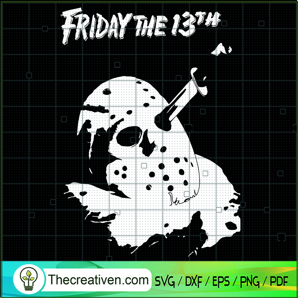 Friday The 13th SVG Cut File for Cricut & Silhouette Design 115333 1 Friday The 13th SVG Cut File for Cricut & Silhouette Design 115333