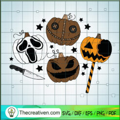Halloween Horror Characters  SVG Cut File for Cricut