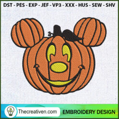 Pumpkin Mickey Embroidery Designs Embroidery Design – Digital Download