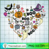 Halloween Doodle Heart PNG, Halloween PNG, Halloween Sublimation