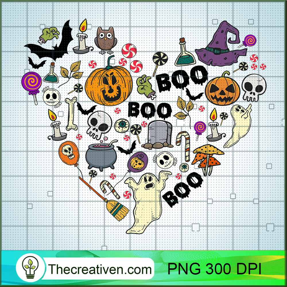 Halloween Doodle Heart PNG, Halloween PNG, Halloween Sublimation 1 Halloween Doodle Heart PNG, Halloween PNG, Halloween Sublimation