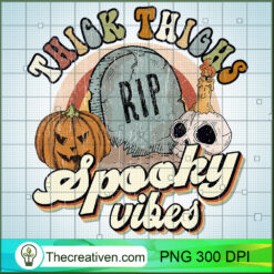 Trick Thighs Spooky Vibes PNG Clipart – Transparent Download
