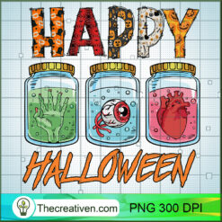 Happy Halloween Jars PNG, Halloween Poison PNG, Halloween Sublimation
