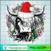 Heifer Christmas PNG, Christmas Wreath PNG, Christmas Sublimation 2 220 copy